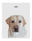Personalized Modern Pet Standing Canvas