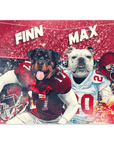 'Alabama Doggos' Personalized 2 Pet Poster