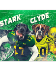 'Oregon Doggos' Personalized 2 Pet Poster