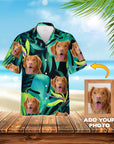 Custom Hawaiian Shirt (Verdant Green: 1-4 Pets)