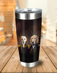 The Admiral And The Captain Personalized 2 Pet Tumbler