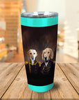 The Admiral And The Captain Personalized 2 Pet Tumbler