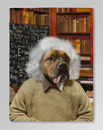 'Albert Pawstein' Personalized Pet Blanket