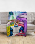 'Alice in Doggoland' Personalized Pet Blanket