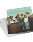 'American Pawthic' Personalized 2 Pet Playing Cards