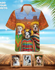 Custom Hawaiian Shirt (The Amigos) (1-7 Pets)