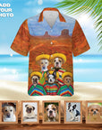 Custom Hawaiian Shirt (The Amigos) (1-7 Pets)