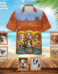 Custom Hawaiian Shirt (The Amigos) (1-7 Pets)
