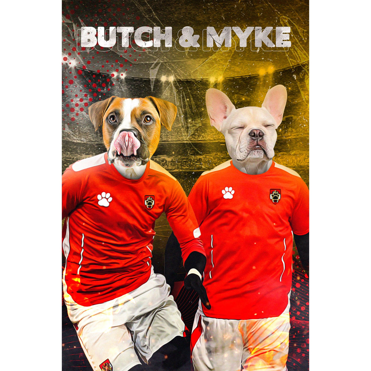 'Austria Doggos' 2 Pet Digital Portrait doggovinci