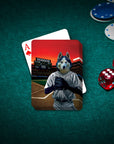 'The Baseball Player' Personalized Pet Playing Cards