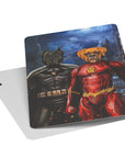 'Batdog & Flash Doggo' Personalized 2 Pet Playing Cards