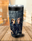 'The Navy Veterans' Personalized 2 Pet Tumbler