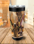 'Yodogg & Jedi-Doggo' Personalized 2 Pet Tumbler