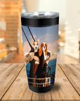 'Titanic Doggos' Personalized 2 Pet Tumbler