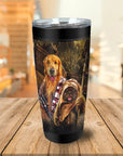 'Chewdogga & Dogg-E-Wok' Personalized 2 Pet Tumbler