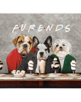 'Furends' Personalized 3 Pet Blanket