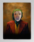 'Joker Doggo' Personalized Pet Blanket