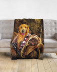 'Chewdogga & Dogg-E-Wok' Personalized 2 Pet Blanket