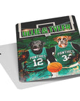 'Boston Walkies' Personalized 2 Pet Playing Cards