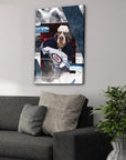 Winnepeg Doggos Hockey Personalized Pet Canvas