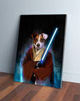 'Doggo-Jedi' Personalized Pet Canvas