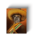 'El Jefe' Personalized Pet Canvas