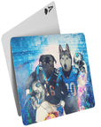 'Carolina Doggos' Personalized 2 Pet Playing Cards
