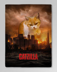 'Catzilla' Personalized Pet Blanket