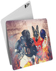 'Chicago Doggos' Personalized 2 Pet Playing Cards