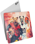 'Cincinnati Doggos' Personalized 2 Pet Playing Cards
