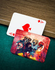 'Cleveland Doggos' Personalized 2 Pet Playing Cards