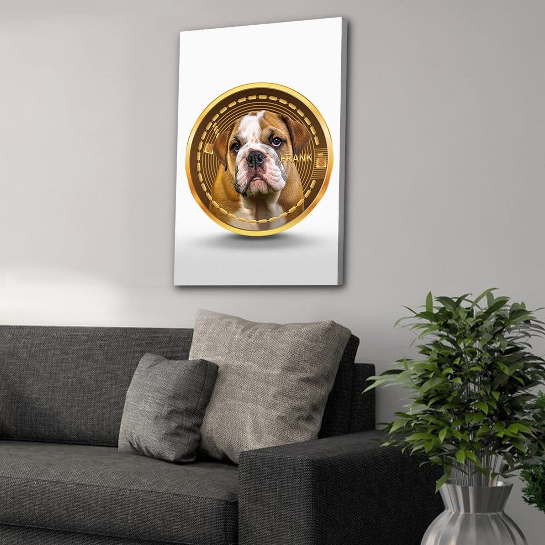 Personalized Pet Canvas: Custom Crypto Art for Your Dog – doggovinci