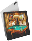 'The Pool Players' Personalized 5 Pet Playing Cards