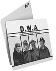 'D.W.A. (Doggo's With Attitude)' Personalized 4 Pet Playing Cards
