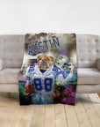 'Dallas Doggos' Personalized Pet Blanket