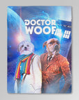 'Dr. Woof' Personalized 2 Pet Blanket