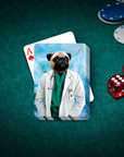 'The Doctor' Personalized Pet Playing Cards