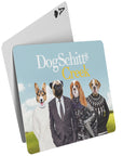 'DogSchitt's Creek' Personalized 4 Pet Playing Cards