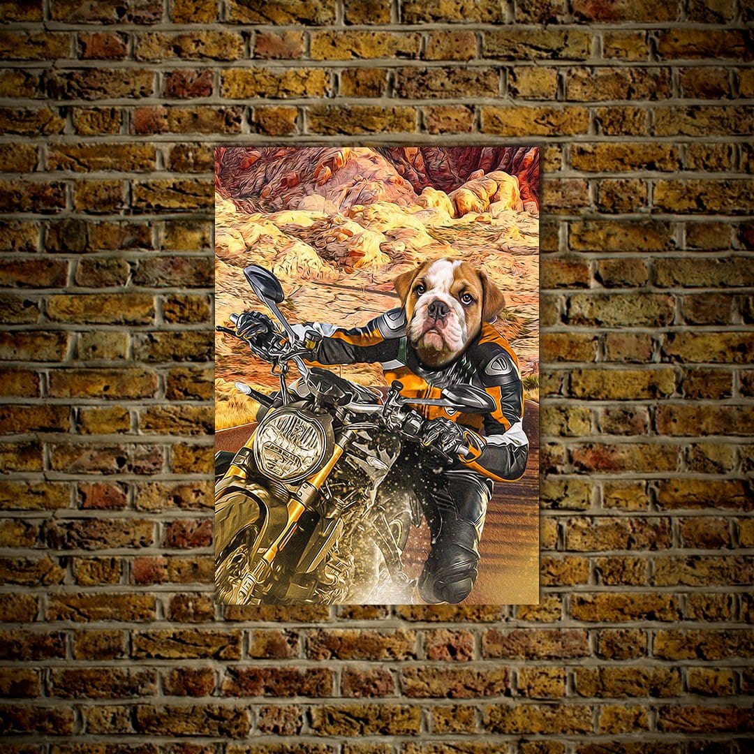 Dogati Rider' Personalized Pet Poster – doggovinci
