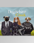 'DogSchitt's Creek' Personalized 3 Pet Blanket
