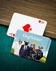 'DogSchitt's Creek' Personalized 4 Pet Playing Cards