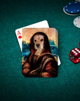 'Dogga Lisa' Personalized Pet Playing Cards