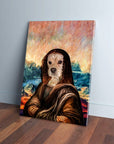 'Dogga Lisa' Personalized Pet Canvas