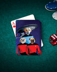 'Doggo-Trek' Personalized 3 Pet Playing Cards
