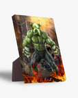'Doggo Hulk' Personalized Pet Standing Canvas