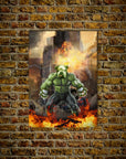'Doggo Hulk' Personalized Dog Poster