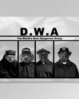'D.W.A. (Doggo's With Attitude)' Personalized 4 Pet Blanket