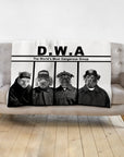 'D.W.A. (Doggo's With Attitude)' Personalized 4 Pet Blanket