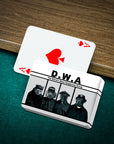 'D.W.A. (Doggo's With Attitude)' Personalized 4 Pet Playing Cards