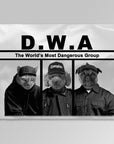 'D.W.A. (Doggos With Attitude)' Personalized 3 Pet Blanket